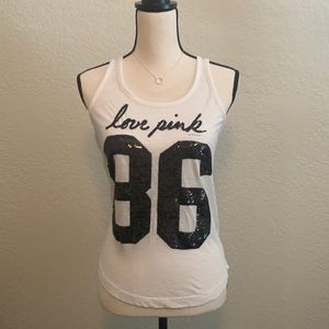 Pink Victoria’s Secret tank top